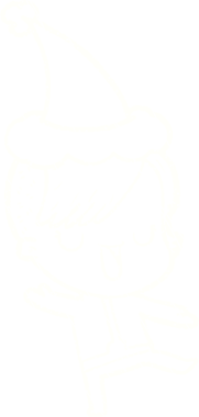 Dans Eden Kadın Tebeşiri Bir insan tarafından çizilmiş