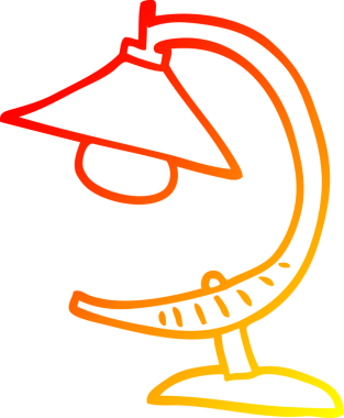 Bir insan tarafından çizilen çizgi çizgi filmin sıcak çizgi çizimi.