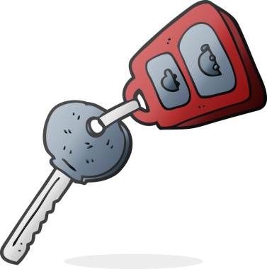 Bir insan tarafından çizilmiş serbest çizgi film anahtarı