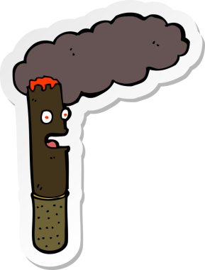 Bir insan tarafından çizilmiş çizgi roman etiketi.