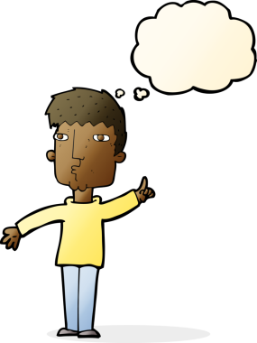 Bir insan tarafından çizilen düşünce baloncuğuyla yükselme noktası.