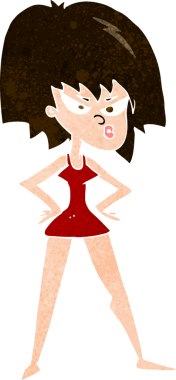 Bir insan tarafından çizilmiş el çizimi karikatür