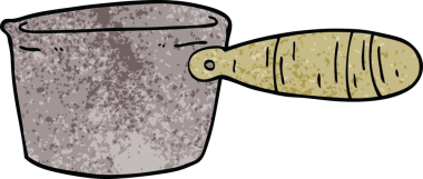 Bir insan tarafından çizilmiş karalama tavası.