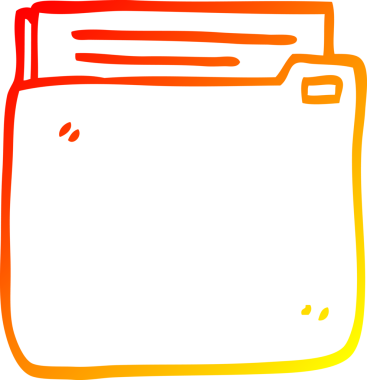 Bir insan tarafından çizilmiş çizgi film iş belgelerinin sıcak gradyan çizgileri