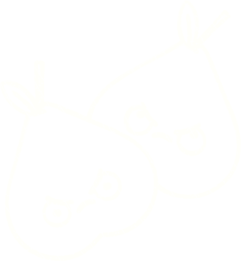 Bir insan tarafından çizilen Armut Tebeşiri