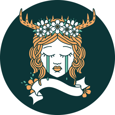 Bir insan tarafından çizilmiş insan Druid ikonu