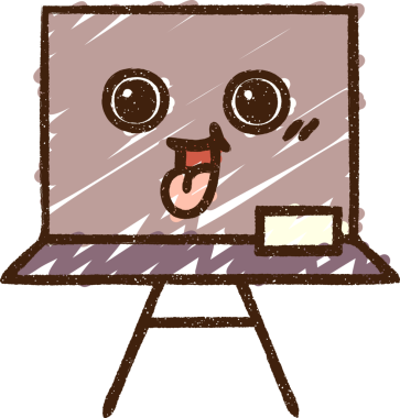 Bir insan tarafından çizilen Kara Tahta Tebeşir