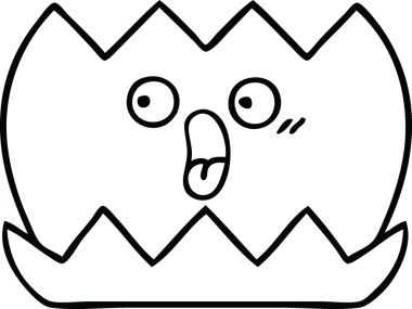 Bir insan tarafından çizilmiş nilüfer çiçeğinin çizgi çizimi.