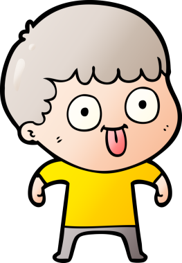 Bir insan tarafından çizilmiş çizgi film adamı.