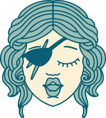 Retro Dövme Tarzı Bir İnsan Tarzı Düzenbaz Karakteri