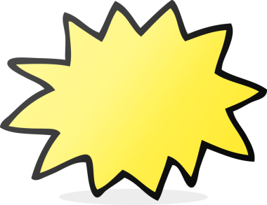 Bir insan tarafından çizilen serbest çizim çizgi film patlaması