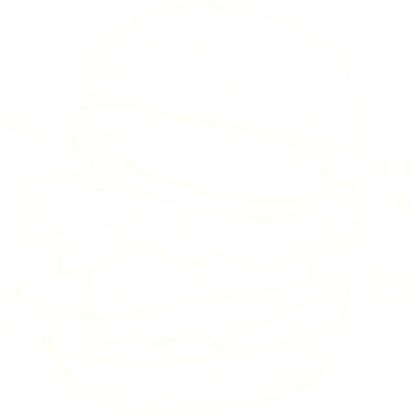 Lezzetli Burger Tebeşiri Bir insan tarafından çizilmiş