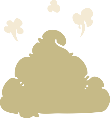 Bir insan tarafından çizilmiş karikatür kakası.