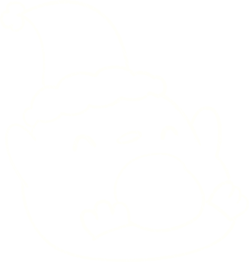 Bir insan tarafından çizilmiş Noel Pengueni Tebeşiri