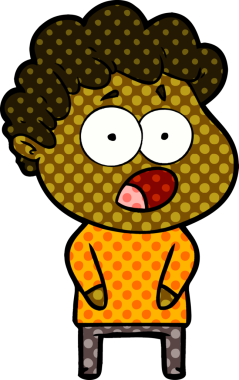 Bir insan tarafından çizilmiş bir karikatür.