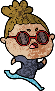 Bir insan tarafından çizilmiş bir karikatür.