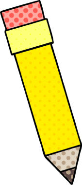 Bir insan tarafından çizilmiş çizgi roman tarzı garip bir kalem.