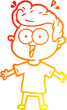 İnsan tarafından çizilmiş bir çizgi film karakteri.