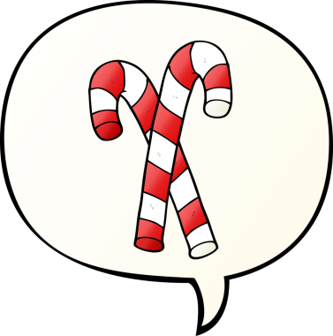 bir insan tarafından çizilmiş, konuşma baloncuklu çizgi film çubukları.