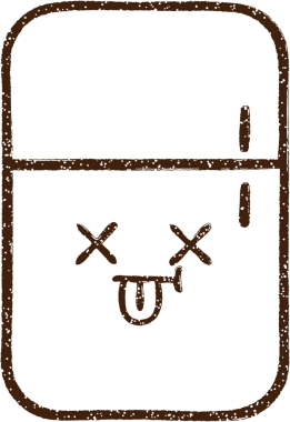 Buzdolabı Kömürü Bir insan tarafından çizilmiş