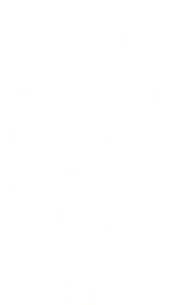 Bir insan tarafından çizilen Noel Kadın Tebeşiri