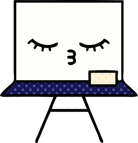 Bir insan tarafından çizilmiş beyaz bir karikatür.