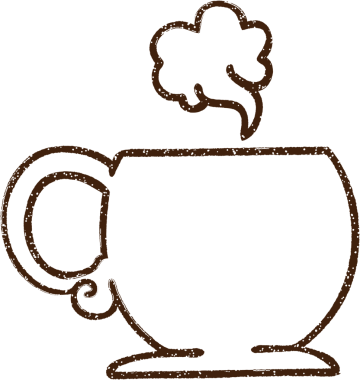 Bir insan tarafından çizilen Sıcak Kahve Kömürü