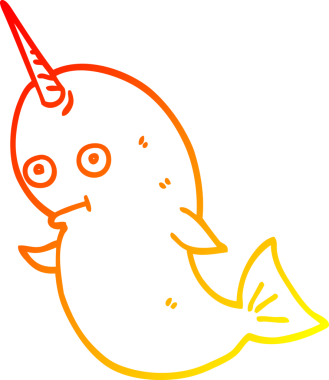 Bir insan tarafından çizilmiş bir deniz gergedanı çizimi.