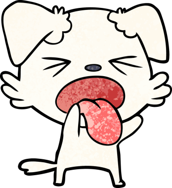 Bir insan tarafından çizilmiş iğrenç bir çizgi film.