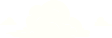 Bir insan tarafından çizilmiş beyaz büyük bulutların karalamaları.