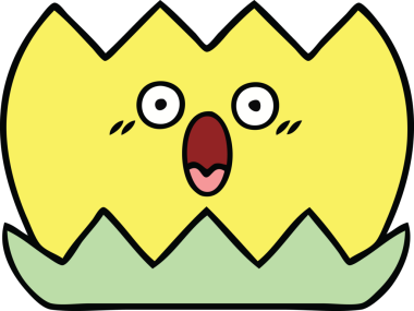 Bir insan tarafından çizilmiş tatlı bir nilüfer çiçeği karikatürü.