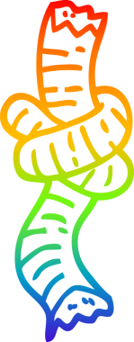 Bir insan tarafından çizilmiş bir karikatür çizimi.