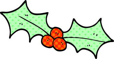 Bir insan tarafından çizilmiş Noel karalaması.