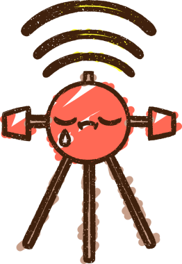 Uydu Tebeşiri Bir insan tarafından çizilmiş