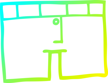 Bir insan tarafından çizilmiş bir çizgi film iç çamaşırı çizimi.