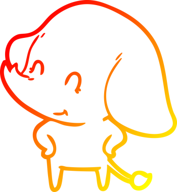 Bir insan tarafından çizilen sıcak çizgi çizimi