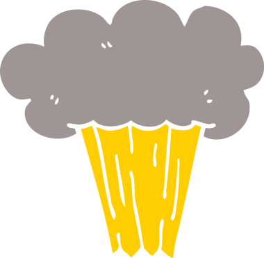 Bir insan tarafından çizilmiş karalama patlaması.