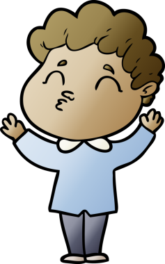 Bir insan tarafından çizilmiş karikatür adam omuz silkiyor.