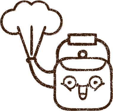 Buharlı Çaydanlık Kömürü Bir insan tarafından çizildi