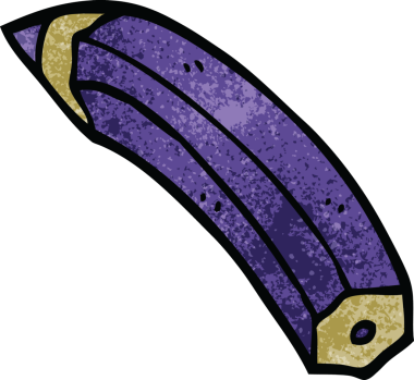 Bir insan tarafından çizilmiş karalama renkli kalem.