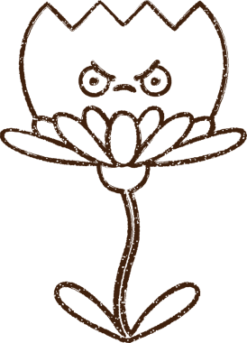 Bir insan tarafından çizilen Çiçek Kömürü