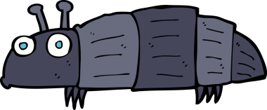 bir insan tarafından çizilmiş çizgi film hatası