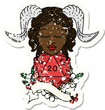 Retro Dövme Biçimi Bir insan tarafından çizilmiş doğal yirmi zar atışıyla düzenleme