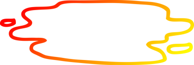 Bir insan tarafından çizilmiş ıslak su birikintisinin sıcak çizgi çizimi