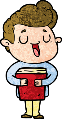 Bir insan tarafından çizilmiş mutlu çizgi film adamı.