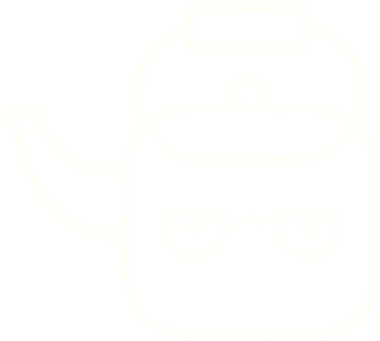 Bir insan tarafından çizilen Kettle Tebeşiri