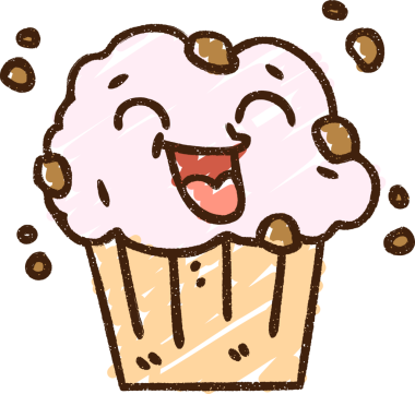 Bir insan tarafından çizilen Mutlu Kek Tebeşiri