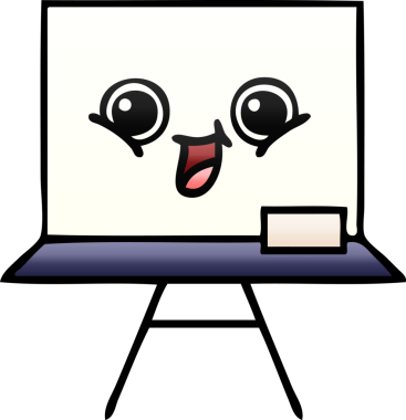 Bir insan tarafından çizilmiş beyaz bir karikatür.