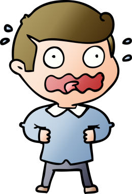 Çizgi filmdeki adam bir insan tarafından çizilmiş.