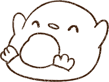 Bir insan tarafından çizilmiş sevimli Penguen Kömürü Çizimi